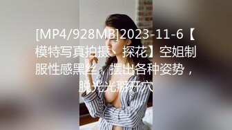 [MP4/928MB]2023-11-6【模特写真拍摄丶探花】空姐制服性感黑丝，摆出各种姿势，脱光光掰开穴