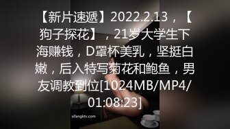 【新片速遞】2022.2.13，【狗子探花】，21岁大学生下海赚钱，D罩杯美乳，坚挺白嫩，后入特写菊花和鲍鱼，男友调教到位[1024MB/MP4/01:08:23]