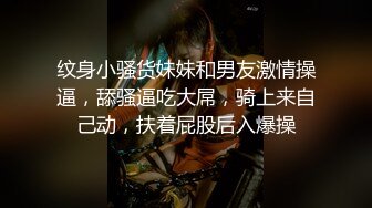 纹身小骚货妹妹和男友激情操逼，舔骚逼吃大屌，骑上来自己动，扶着屁股后入爆操