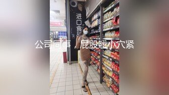 公司同事，屁股翘小穴紧