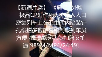 【新速片遞】  《魔手☛外购☀️极品CP》作死大神潜入人口密集列车上在卫生间内暗装针孔偸拍多位旅客和制服列车员方便~高高撅起大腚拍脸又拍逼[989M/MP4/24:49]