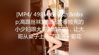 [MP4/ 498M]&nbsp;&nbsp;高跟丝袜露脸玩的很敞亮的小少妇跟大哥激情啪啪，让大哥从桌子上干了骚逼干菊花